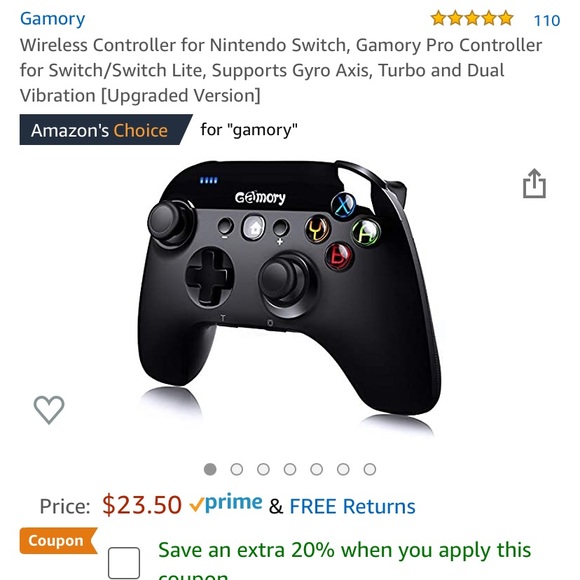 Nintendo Switch Wireless Controller NIB - Picture 13 of 14